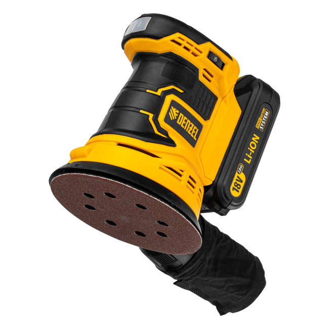 Машина шлифовальная эксцентриковая аккумуляторная COS-125, 18В Li-Ion Denzel в Ижевске Машина шлифовальная эксцентриковая аккумуляторная COS-125, 18В Li-Ion Denzel в Ижевске