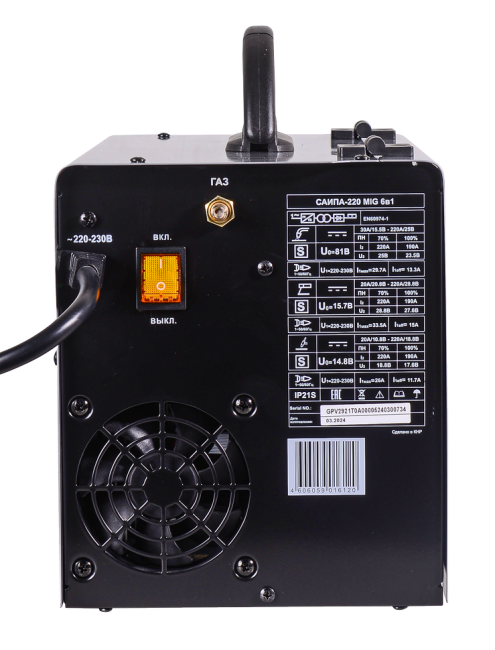 Сварочный аппарат РЕСАНТА САИПА-220 (MIG/MAG) в Ижевске