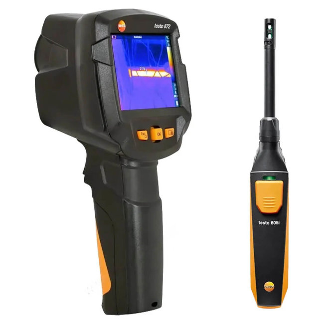 Тепловизор Testo 872 и смарт-зонд термогигрометра Testo 605i в Ижевске