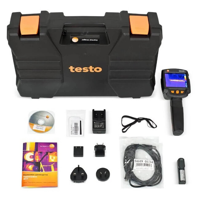 Тепловизор Testo 872 и смарт-зонд термогигрометра Testo 605i в Ижевске Тепловизор Testo 872 и смарт-зонд термогигрометра Testo 605i в Ижевске
