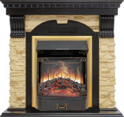 Каминокомплект Dublin - Венге / Сланец с очагом Majestic FX Brass Каминокомплект Dublin - Венге / Сланец с очагом Majestic FX Brass
