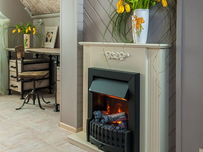 Каминокомплект Lumsden - Дуб антик с очагом Atherton в Ижевске