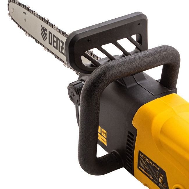 Пила цепная электрическая EDS-2000, 2 кВт,продольная, шина 40 см, шаг 3/8, паз 1.3 мм, 56 звеньев Denzel в Ижевске