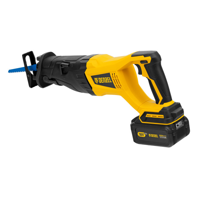 Пила сабельная аккумуляторная бесщет BRC-120, 18В Li-Ion Denzel в Ижевске Пила сабельная аккумуляторная бесщет BRC-120, 18В Li-Ion Denzel в Ижевске