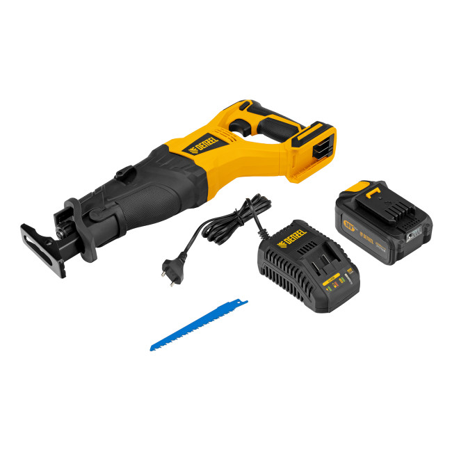 Пила сабельная аккумуляторная бесщет BRC-120, 18В Li-Ion Denzel в Ижевске Пила сабельная аккумуляторная бесщет BRC-120, 18В Li-Ion Denzel в Ижевске