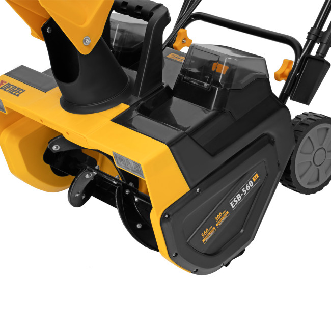 Снегоуборочная машина аккумуляторная, ESB-560Li, 560 мм, 40В, 2 АКБ 5 Ач, ЗУ, метал. шнек Denzel в Ижевске Снегоуборочная машина аккумуляторная, ESB-560Li, 560 мм, 40В, 2 АКБ 5 Ач, ЗУ, метал. шнек Denzel в Ижевске