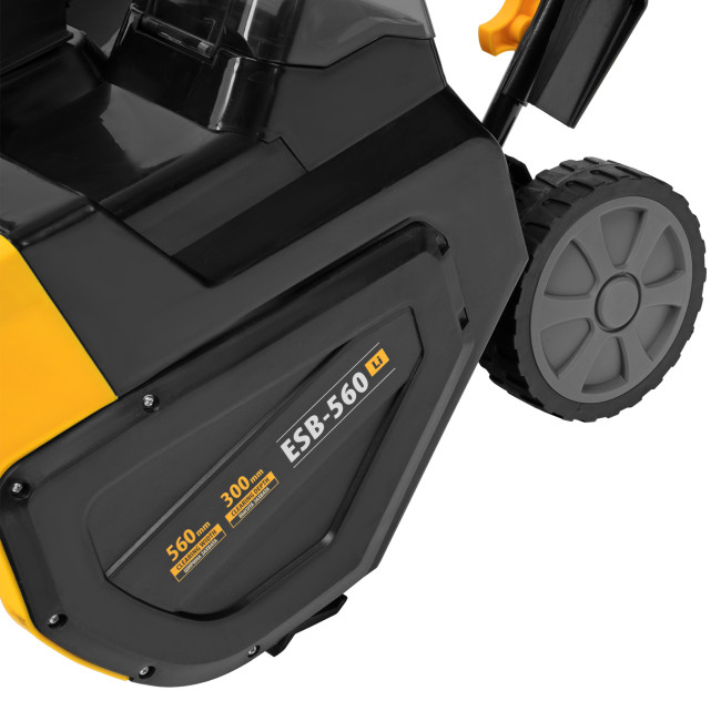Снегоуборочная машина аккумуляторная, ESB-560Li, 560 мм, 40В, 2 АКБ 5 Ач, ЗУ, метал. шнек Denzel в Ижевске Снегоуборочная машина аккумуляторная, ESB-560Li, 560 мм, 40В, 2 АКБ 5 Ач, ЗУ, метал. шнек Denzel в Ижевске