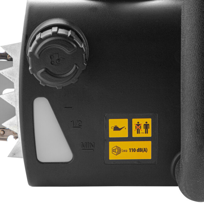 Пила цепная электрическая EDS-2200, 2.2 кВт,продольная, шина 45 см, шаг 3/8, паз 1.3 мм, 62 звена Denzel в Ижевске