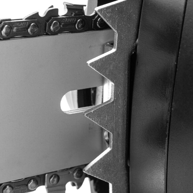 Пила цепная электрическая EDS-2200, 2.2 кВт,продольная, шина 45 см, шаг 3/8, паз 1.3 мм, 62 звена Denzel в Ижевске