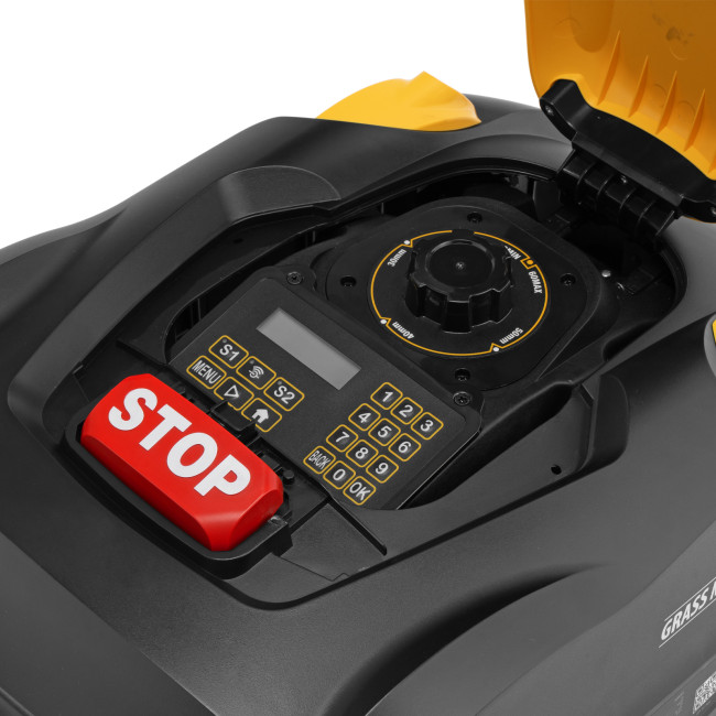 Робот-газонокосилка Grass Master 1000 1000м², 3Ач, 28V, LCD дисплей, Wi-Fi Denzel в Ижевске Робот-газонокосилка Grass Master 1000 1000м², 3Ач, 28V, LCD дисплей, Wi-Fi Denzel в Ижевске