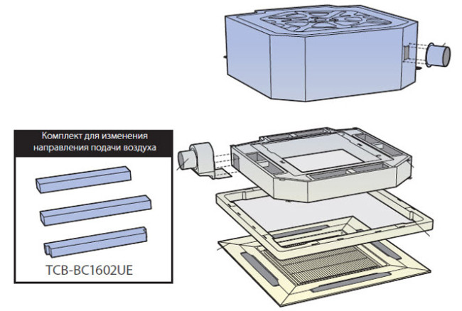 Toshiba Комплект для изменения направления подачи воздуха (TCB-BC1602UE) в Ижевске