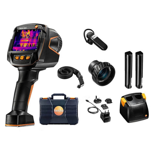 Тепловизор Testo 883 с 2 объективами и принадлежностями в Ижевске Тепловизор Testo 883 с 2 объективами и принадлежностями в Ижевске