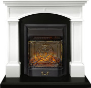 Каминокомплект Langford - Белый с черным с очагом Majestic FX M Black RC