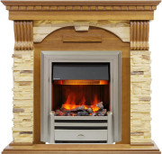Каминокомплект Dublin - Дуб / Сланец с очагом Chesford Каминокомплект Dublin - Дуб / Сланец с очагом Chesford