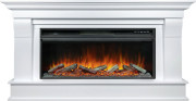 Каминокомплект Monaco 42 (Разборный) -  Бьянко белый с очагом Vision 42 LOG LED