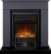 Каминокомплект Bergen (Разборный) - Серый графит (Ширина 900 мм) с очагом Fobos FX M Black RC Каминокомплект Bergen (Разборный) - Серый графит (Ширина 900 мм) с очагом Fobos FX M Black RC