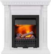 Каминокомплект Orlean - Белый дуб с очагом Danville Black FB2