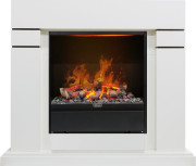 Каминокомплект Lindos - Алебастр с очагом Albany Каминокомплект Lindos - Алебастр с очагом Albany