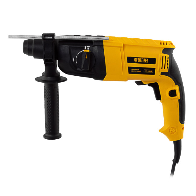 Перфоратор электрический RHH-600-22, SDS-plus, 600 Вт, 2,5 Дж, 2 реж. Denzel в Ижевске Перфоратор электрический RHH-600-22, SDS-plus, 600 Вт, 2,5 Дж, 2 реж. Denzel в Ижевске