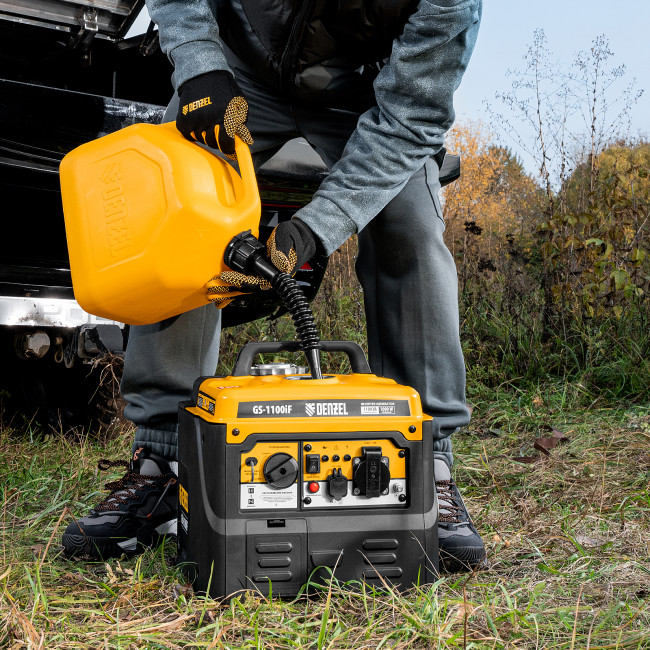 Генератор инверторный GS-1100iF, 1,1 кВт, 230 В, ручной старт DENZEL в Ижевске