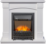 Каминокомплект Boston - Белый (Высота 925см) с очагом Aspen Black