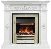 Каминокомплект Derby - Белый дуб с очагом Cavendish Каминокомплект Derby - Белый дуб с очагом Cavendish