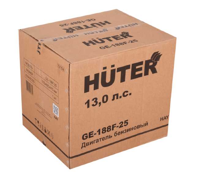 Двигатель бензиновый HUTER GE-188F-25 в Ижевске