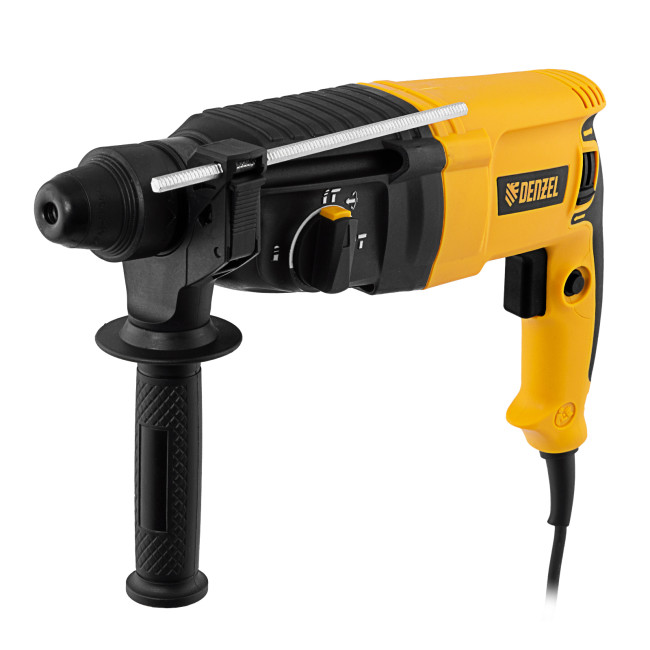 Перфоратор электрический RHH-800-26, SDS-plus, 800 Вт, 3 Дж, 3 плюс 1 реж. Denzel в Ижевске Перфоратор электрический RHH-800-26, SDS-plus, 800 Вт, 3 Дж, 3 плюс 1 реж. Denzel в Ижевске