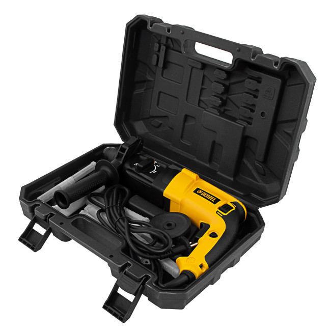 Перфоратор электрический RHH-800-26, SDS-plus, 800 Вт, 3 Дж, 3 плюс 1 реж. Denzel в Ижевске Перфоратор электрический RHH-800-26, SDS-plus, 800 Вт, 3 Дж, 3 плюс 1 реж. Denzel в Ижевске