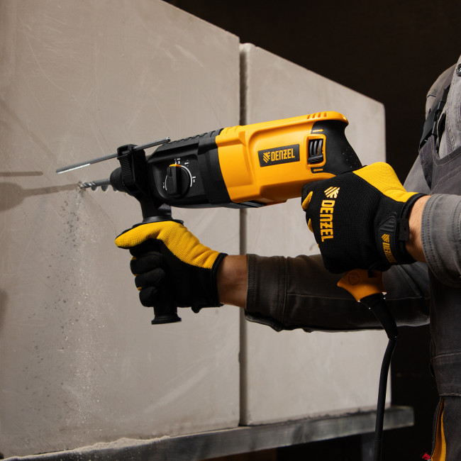 Перфоратор электрический RHH-800-26, SDS-plus, 800 Вт, 3 Дж, 3 плюс 1 реж. Denzel в Ижевске Перфоратор электрический RHH-800-26, SDS-plus, 800 Вт, 3 Дж, 3 плюс 1 реж. Denzel в Ижевске