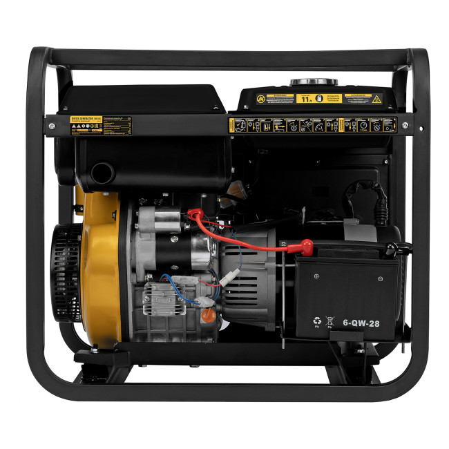 Генератор дизельный DES-55E, 5,5 кВт, 230 В, 11 л, электростартер Denzel в Ижевске Генератор дизельный DES-55E, 5,5 кВт, 230 В, 11 л, электростартер Denzel в Ижевске