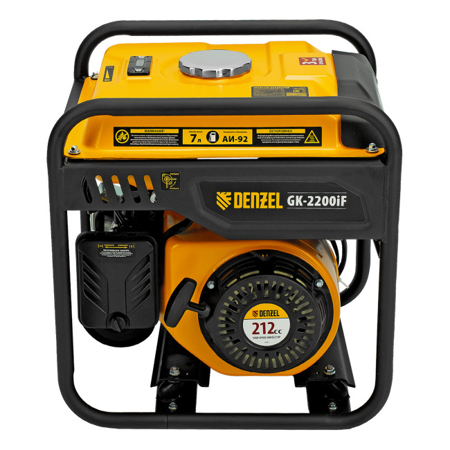 Генератор инверторный GK-2200iF, 2,2 кВт, 230 В, ручной старт DENZEL в Ижевске