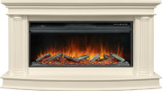 Каминокомплект Rome - Слоновая кость с очагом Vision 42 LOG LED Каминокомплект Rome - Слоновая кость с очагом Vision 42 LOG LED