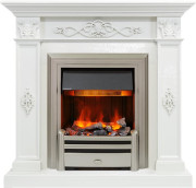 Каминокомплект Derby - Белый дуб с очагом Chesford Каминокомплект Derby - Белый дуб с очагом Chesford