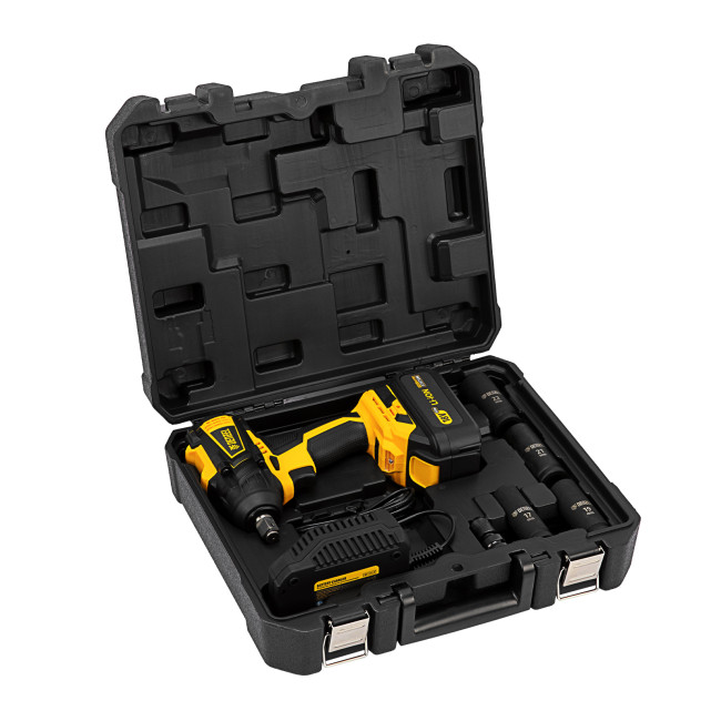 Гайковерт ударный аккумуляторный бесщет CIW-IB-300, Li-ion, 18В, 300Нм Denzel в Ижевске Гайковерт ударный аккумуляторный бесщет CIW-IB-300, Li-ion, 18В, 300Нм Denzel в Ижевске