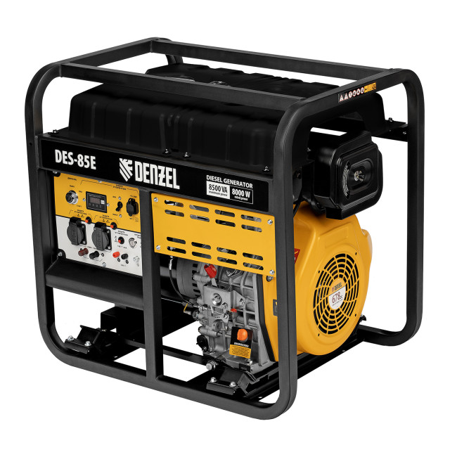Генератор дизельный DES-85E, 8,5 кВт, 230 В, 16 л, электростартер Denzel в Ижевске Генератор дизельный DES-85E, 8,5 кВт, 230 В, 16 л, электростартер Denzel в Ижевске