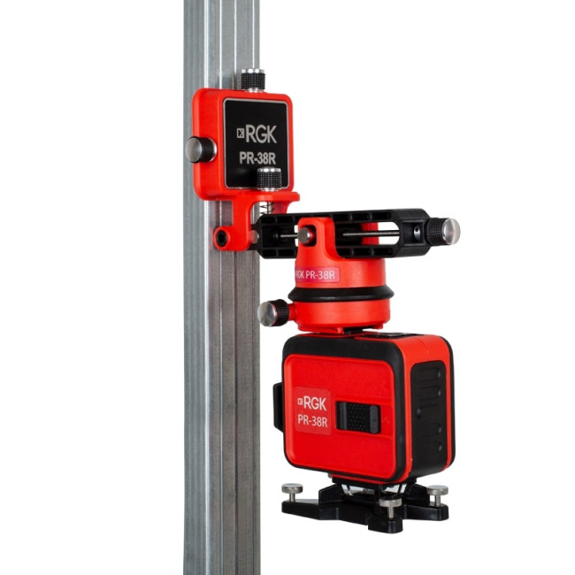 Комплект: лазерный уровень RGK PR-38R + штанга-упор RGK CG-2 в Ижевске