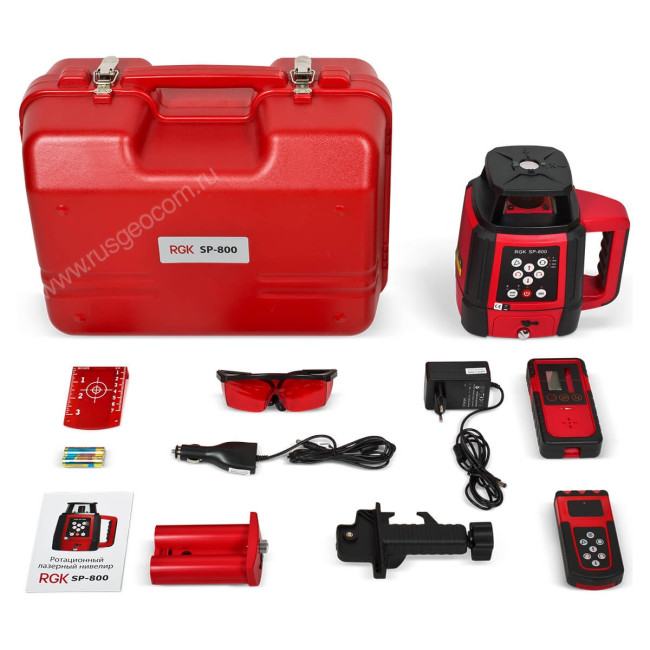 Ротационный нивелир RGK SP-800 с калибровкой в Ижевске