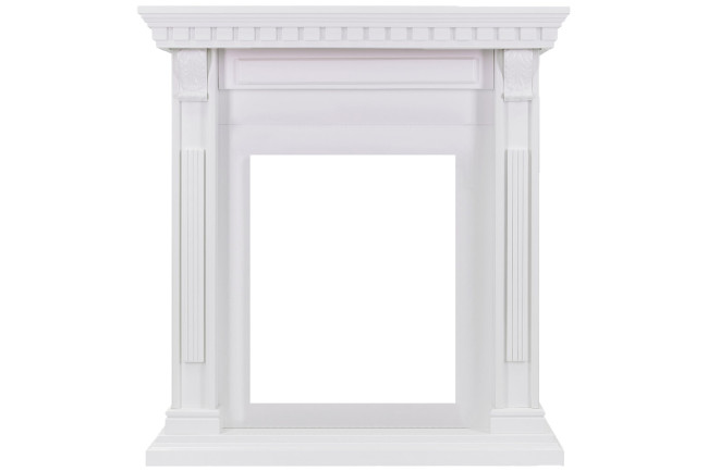 Каминокомплект Orlean - Белый дуб с очагом Flagstaff в Ижевске