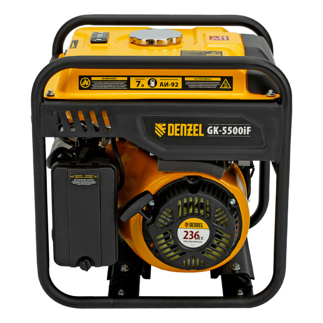 Генератор инверторный GK-5500iF, 5,5 кВт, 230 В, ручной старт DENZEL в Ижевске