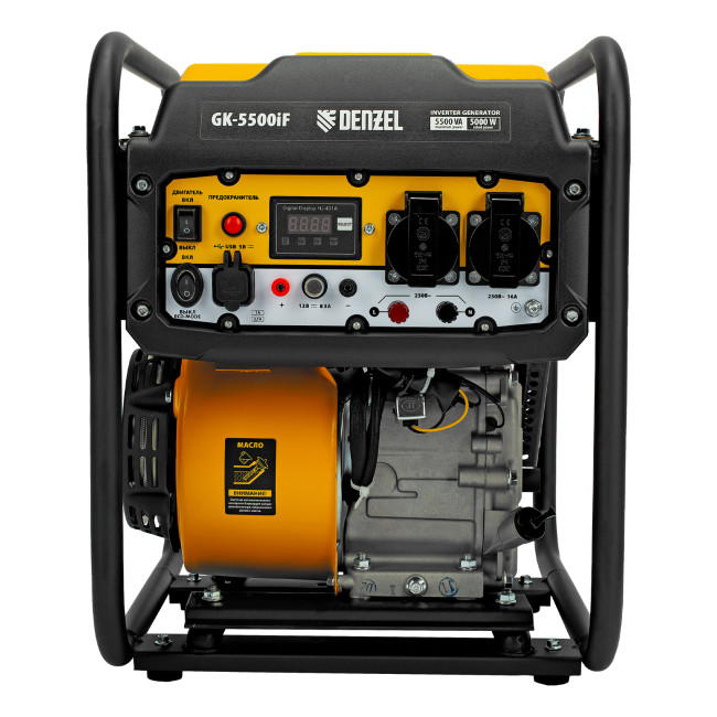 Генератор инверторный GK-5500iF, 5,5 кВт, 230 В, ручной старт DENZEL в Ижевске