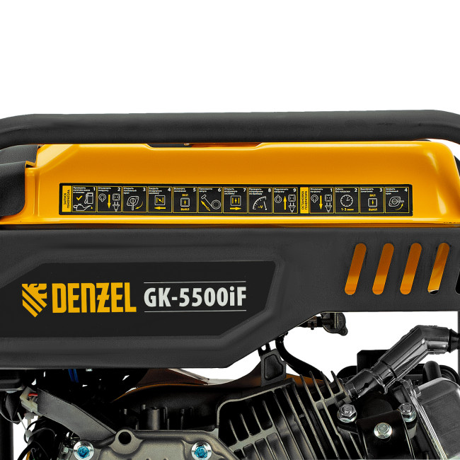 Генератор инверторный GK-5500iF, 5,5 кВт, 230 В, ручной старт DENZEL в Ижевске