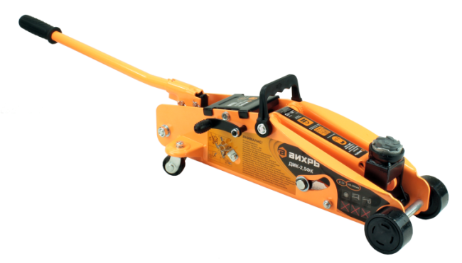 Домкрат гидравлический подкатной ДМК-2,5ФК Вихрь в Ижевске Домкрат гидравлический подкатной ДМК-2,5ФК Вихрь в Ижевске