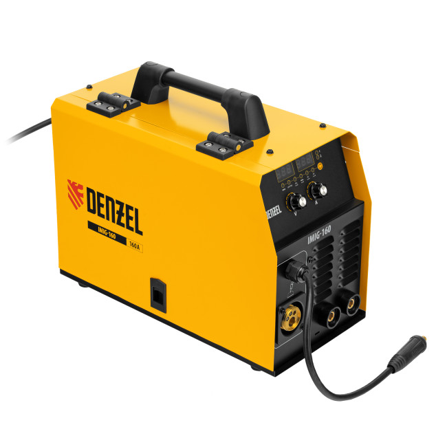 Аппарат инвертор. полуавтомат. cварки IMIG-160 Synergy, 160 А, ПВ 60%, катушка 5 кг Denzel в Ижевске