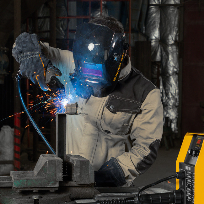 Аппарат инвертор. полуавтомат. cварки IMIG-160 Synergy, 160 А, ПВ 60%, катушка 5 кг Denzel в Ижевске