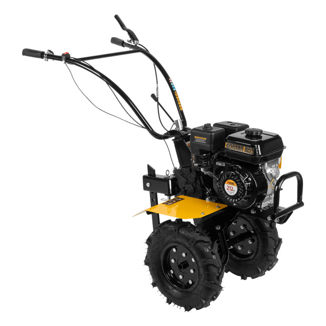 Мотоблок DPT-270, 7 л.с., ремен.сцеп, шир 85 см, глуб 35 см,фрез 3х4,ШОМ,скор 2В/1Н,кол 8" Denzel в Ижевске