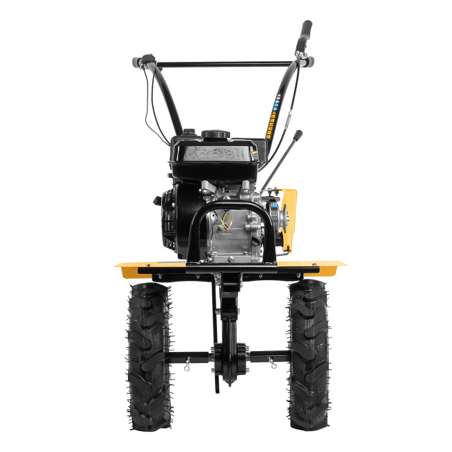 Мотоблок DPT-270, 7 л.с., ремен.сцеп, шир 85 см, глуб 35 см,фрез 3х4,ШОМ,скор 2В/1Н,кол 8" Denzel в Ижевске