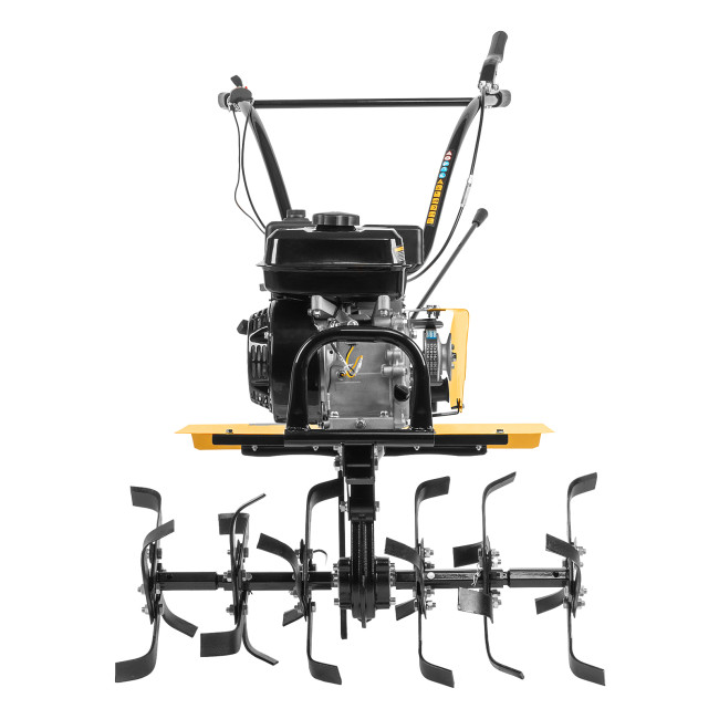 Мотоблок DPT-270, 7 л.с., ремен.сцеп, шир 85 см, глуб 35 см,фрез 3х4,ШОМ,скор 2В/1Н,кол 8" Denzel в Ижевске