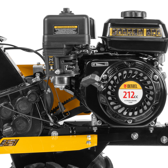 Мотоблок DPT-270, 7 л.с., ремен.сцеп, шир 85 см, глуб 35 см,фрез 3х4,ШОМ,скор 2В/1Н,кол 8" Denzel в Ижевске