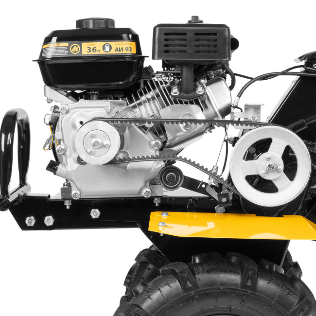 Мотоблок DPT-270, 7 л.с., ремен.сцеп, шир 85 см, глуб 35 см,фрез 3х4,ШОМ,скор 2В/1Н,кол 8" Denzel в Ижевске